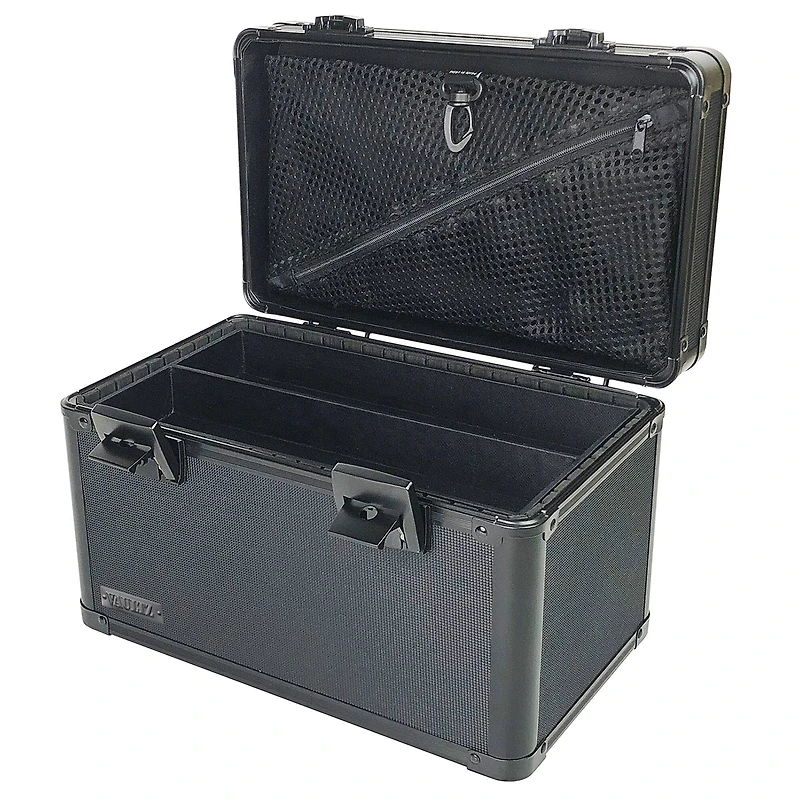 Vaultz Black Tactical Divided Storage Box