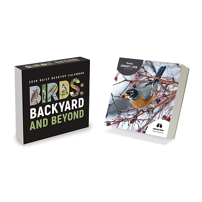 2026 Birds: Backyard & Beyond Daily Desktop Calendar