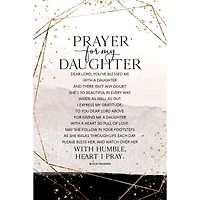 Prayer for my Daughter Plaque