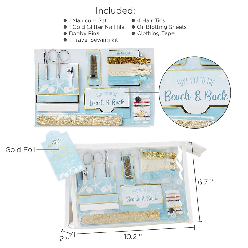 Kate Aspen® Beach Party Wedding Survival Kit