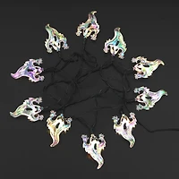 10ct. Warm White LED Iridescent Ghost Icon String Lights by Ashland®