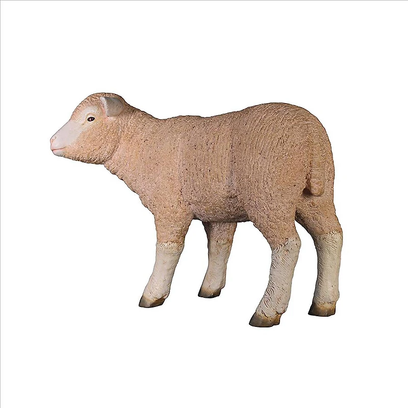 Design Toscano 24.5" Merino Ewe Life-Size Standing Lamb Statue