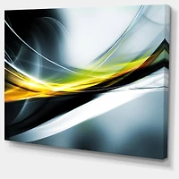 Designart - Glittering Yellow Pattern