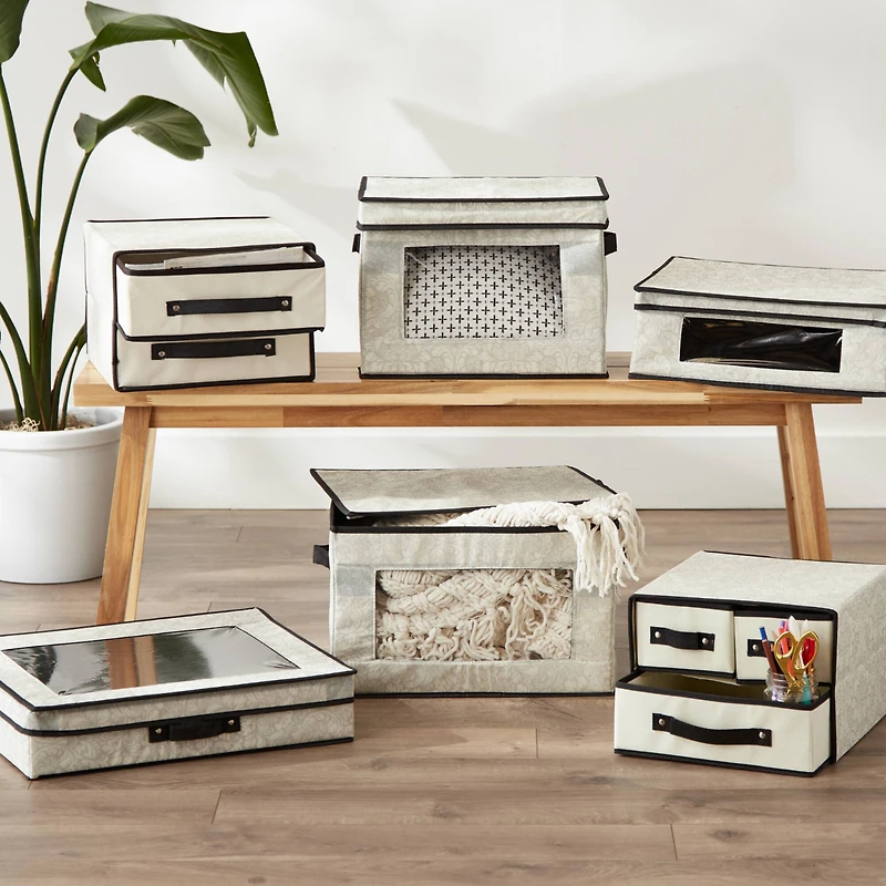 DII® Damask Closet Storage Cube