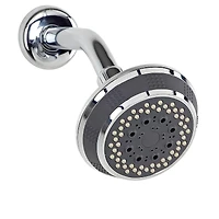 Bath Bliss Chrome 6 Function Deluxe Shower Head