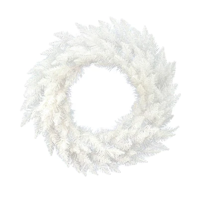 30" Sparkle White Spruce Wreath