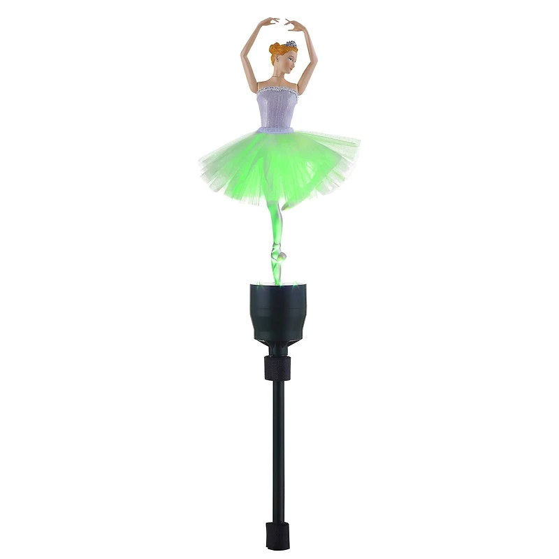 12.5" Animated Fiber-Optic Ballerina Tree Topper