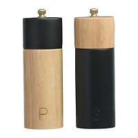 Hello Honey® Two-Tone Rubber Salt & Pepper Mills