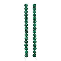 Green Reconstituted Dyed Stone Round Beads by Bead Landing