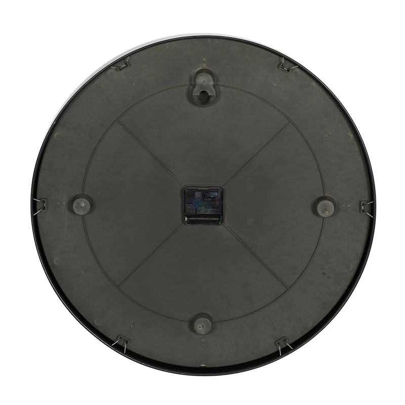 20" Glass Contemporary Wall Clock