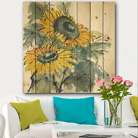 Designart - Tradionnal Sunflower I