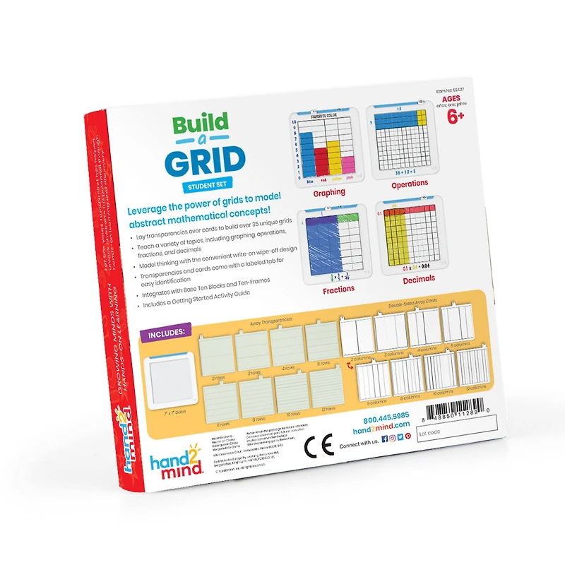 Hand2mind® Build-a-Grid Student Set