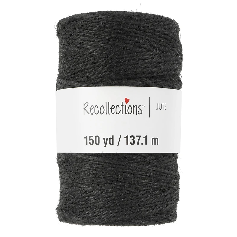 150yd. Black Jute Spool by Recollections™