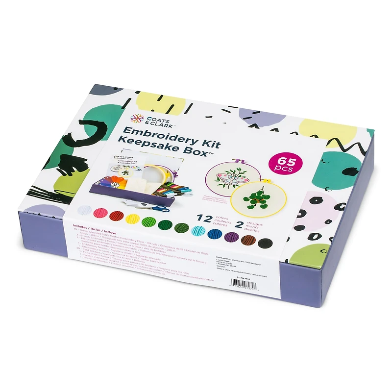 Coats & Clark® Embroidery Kit Keepsake Box™