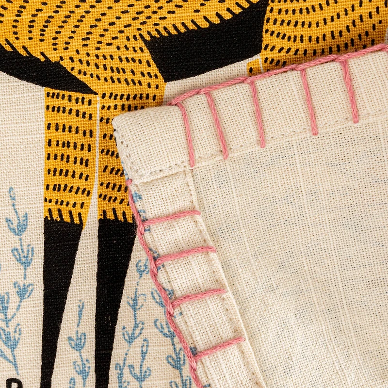 Hello Honey® It Is the Sweet Simple Things Deer Cotton Slub Tea Towel