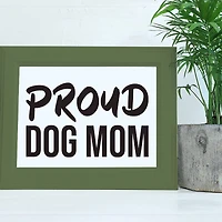 Leisure Arts® Vinyl Matte Black Proud Dog Mom Decal