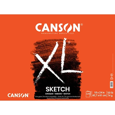Canson® XL® Value Pack Sketch Pad, 18" x 24"