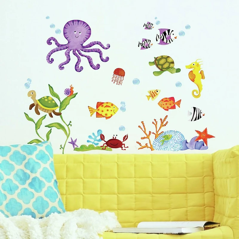 RoomMates Adventures Under The Sea Peel & Stick Wall Decals