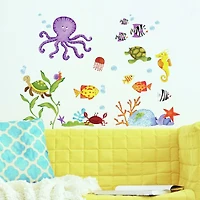 RoomMates Adventures Under The Sea Peel & Stick Wall Decals