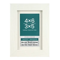 Basics™ White Tabletop Frame with Mat by Studio Décor