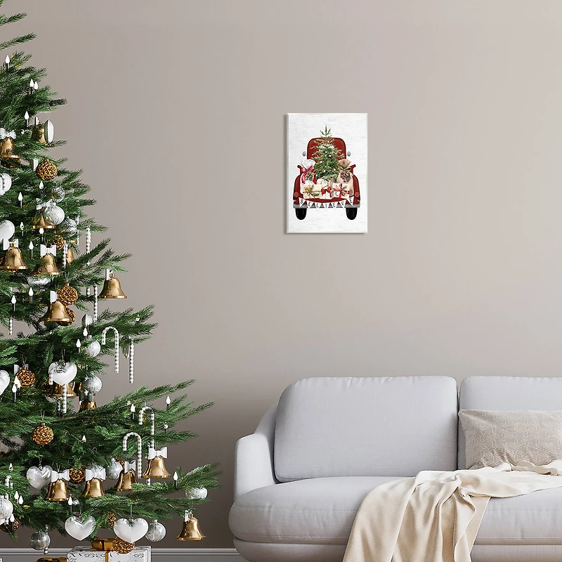 Stupell Industries Believe Seasonal Christmas Truck Wall Plaque Art