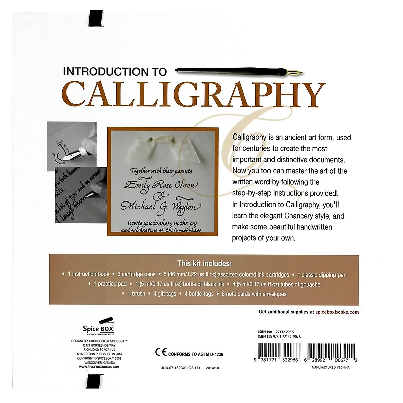 SpiceBox Introduction to Calligraphy Kit