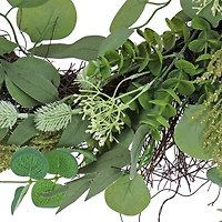 22" Eucalyptus & Baby’s Breath Spring Wreath