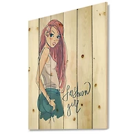 Designart - Trendy Fashion Girl I