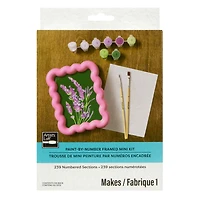 Lavender Paint-by-Number Framed Mini Kit by Artist's Loft®