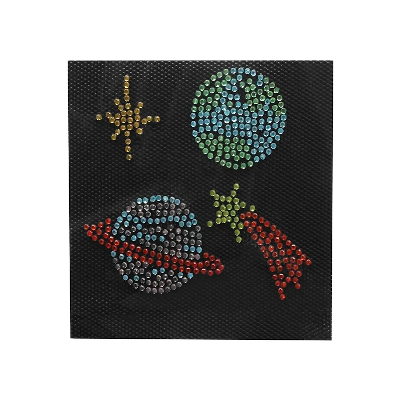 Rhinestone Space Iron On Patch Set by Make Market®