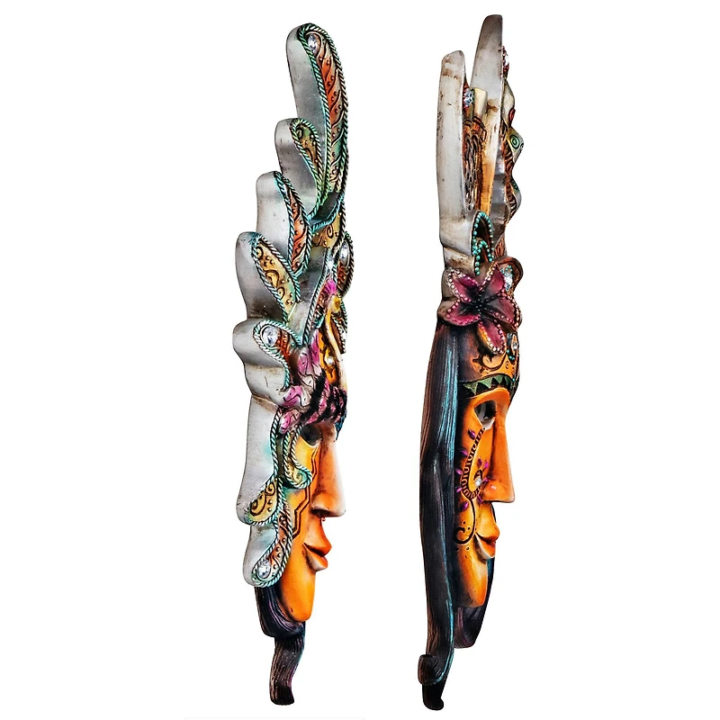 Design Toscano Masquerade at Mardi Gras Mask Wall Sculpture Set