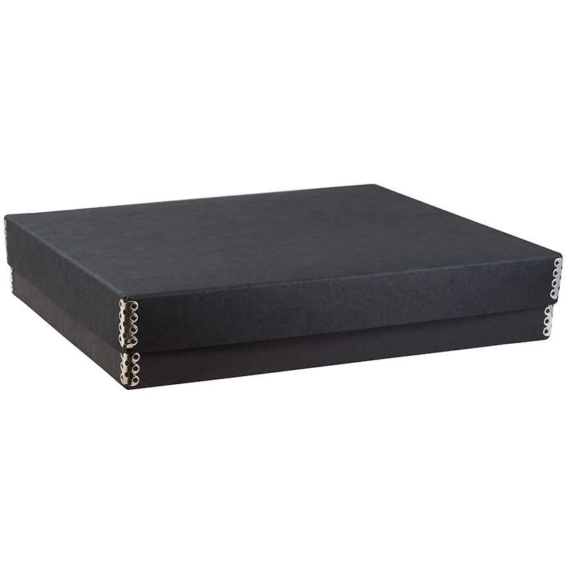 JAM Paper Black Kraft File Box