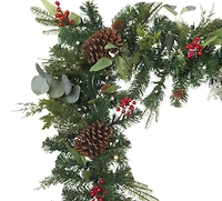 9ft. Pre-Lit LED Christmas Woods Artificial Garland