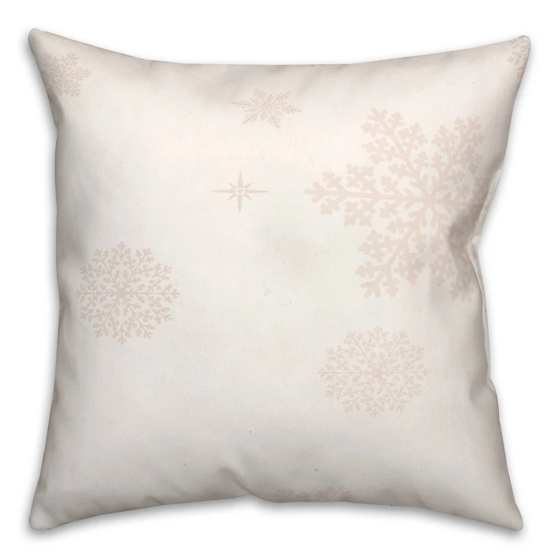 Gnome Holidays Neutral 18x18 Throw Pillow
