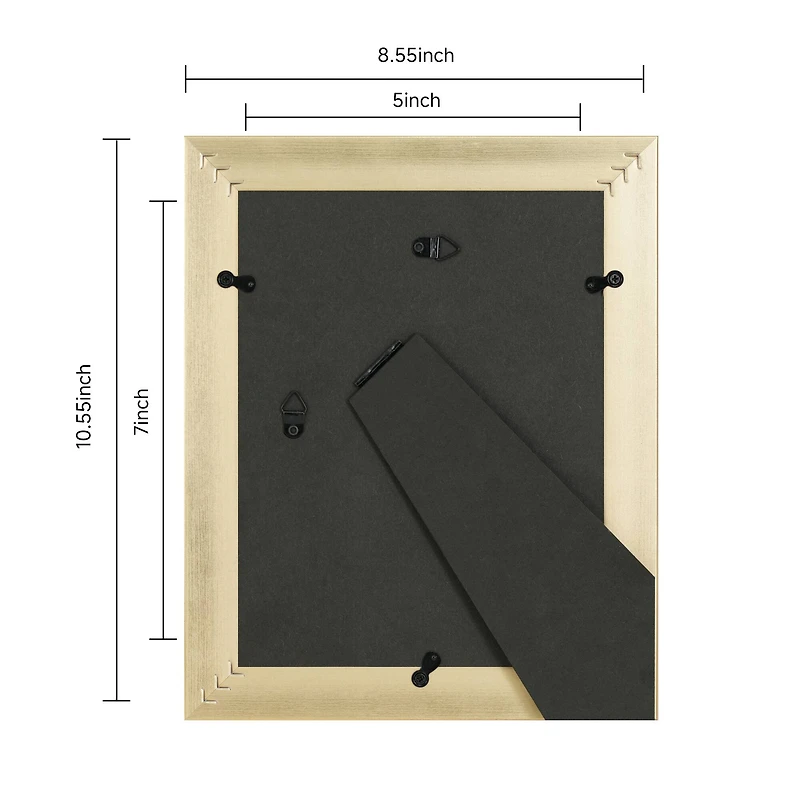 5" x 7" Embossed Leaf Plastic Frame by Studio Décor