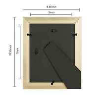 5" x 7" Embossed Leaf Plastic Frame by Studio Décor