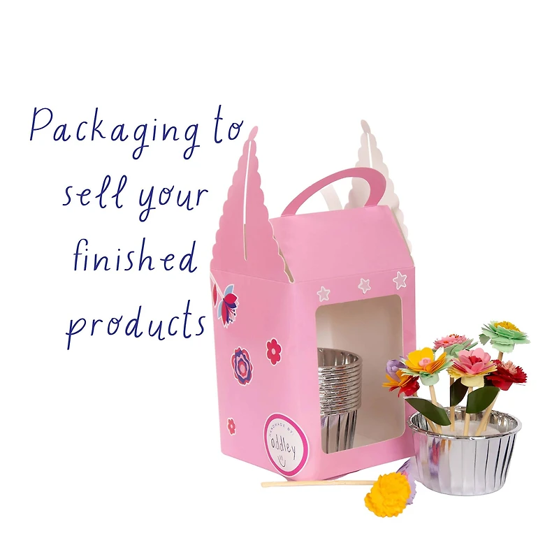 Kids Crafts Make & Sell Cupcake Topper Business Craft Kit