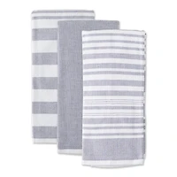 DII® French Blue French Terry Dish Towels, 3ct.