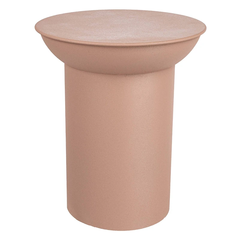 Hello Honey® 19" Modern Textured Metal Side Table