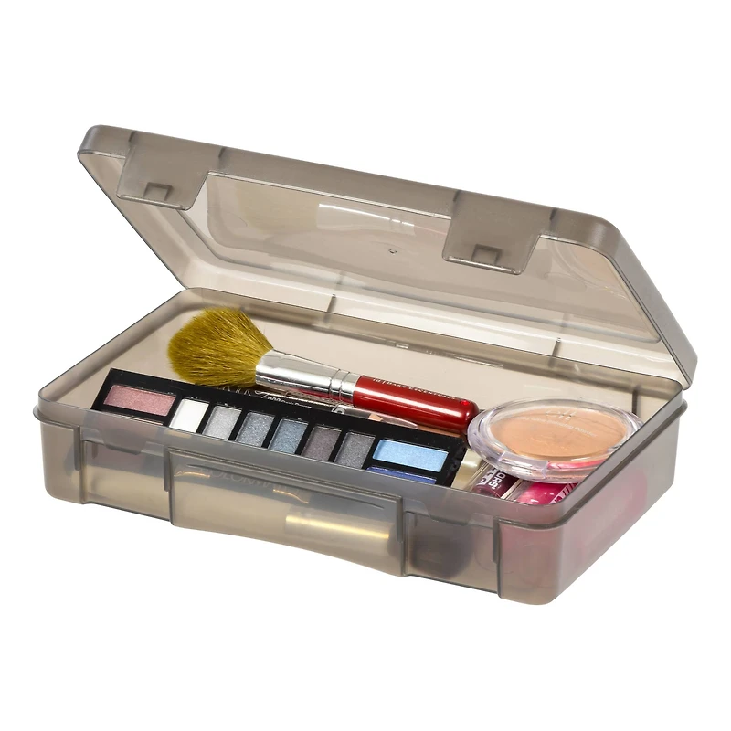 IRIS® Small Translucent Gray Snap-Tight Lid Supply Organizers, 10ct.