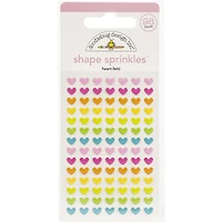 Doodlebug Design Inc.™ Sprinkles™ Hey Cupcake Heart-Fetti Adhesive Enamel Shapes