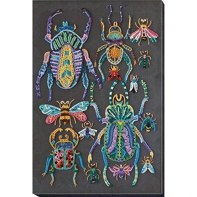 Abris Art Beetles Deco Scenes Bead Embroidery Kit