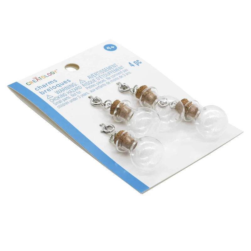 Clear Potion Bottle Charms, 4ct. by Creatology™