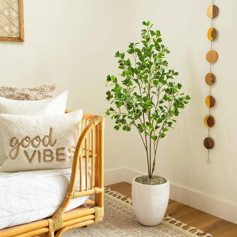4ft. Artificial Heart Shaped Ficus Leaf Tree