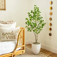 4ft. Artificial Heart Shaped Ficus Leaf Tree