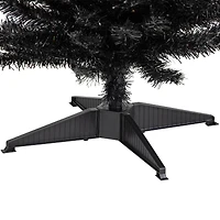 6ft. Iridescent Charcoal Slim Halloween Tinsel Tree