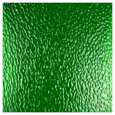 Oceanside Compatible™ 12" Medium Green Hammered Fusible Stained Glass Sheet