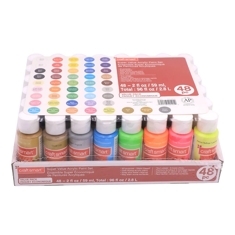 Super Value Acrylic Paint Set by Craft Smart®