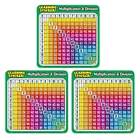 Scholastic® Teaching Resources Multiplication-Division Learning Stickers, 3 Packs of 20ct.