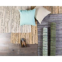 DII® Multi Olive Green Rag Rug, 20" x 31.5"